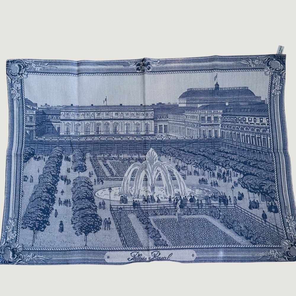 Le Jacquard Francais Cotton Tea Towel Purple — Jardin du Palais-Royal
